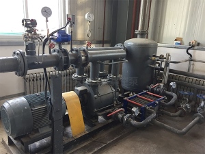 水環(huán)式真空泵使用現場